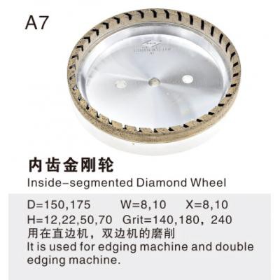 Internal gear diamond wheel