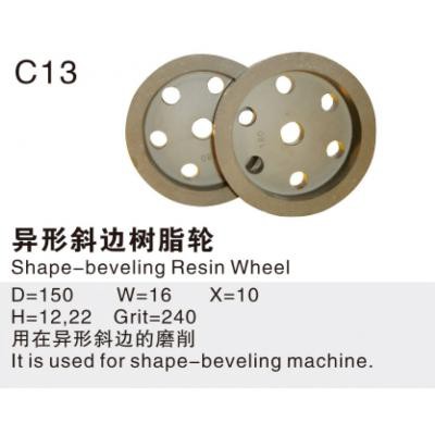 异形斜边树脂轮