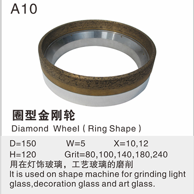 Ring shaped diamond wheel